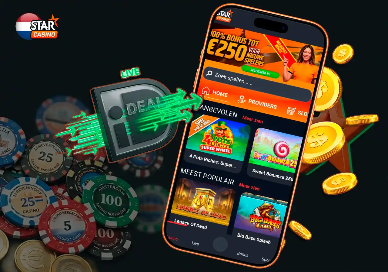 Veilige Starcasino betalingen en snelle uitbetaling via iDEAL in Nederland.