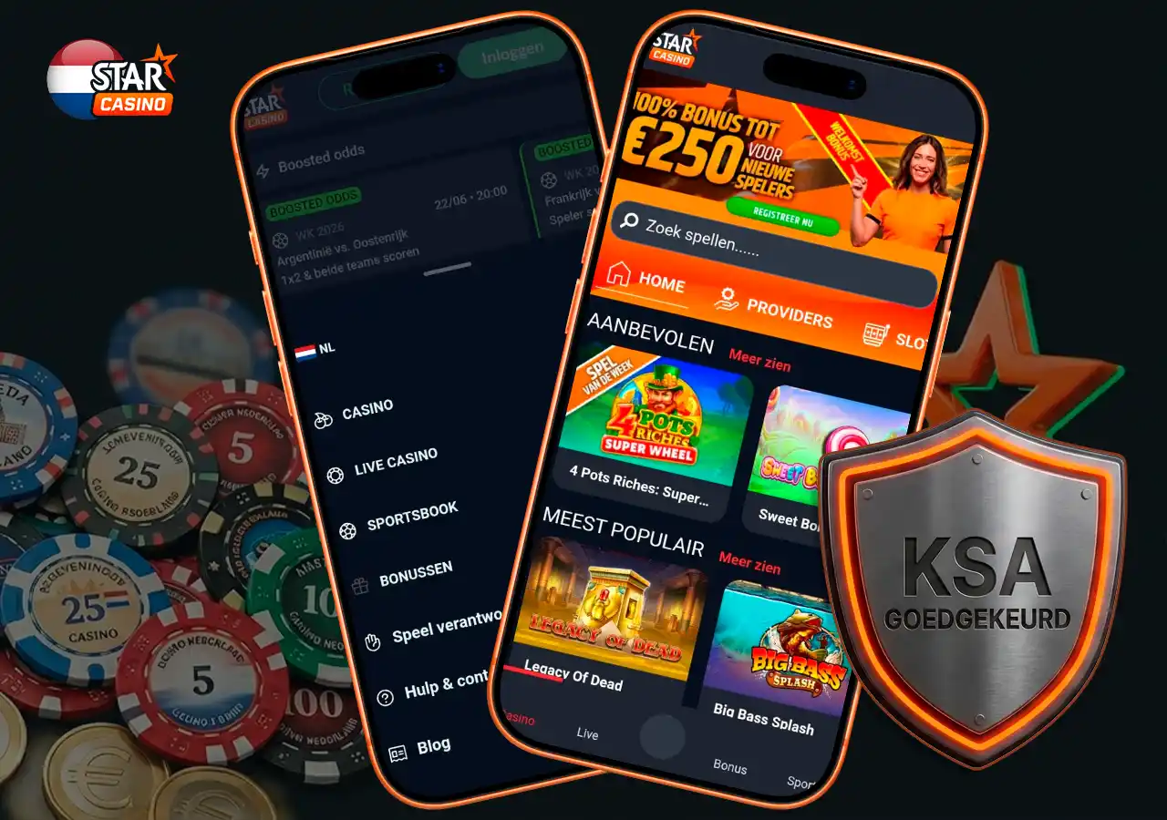 Is Starcasino betrouwbaar? Officiële KSA-vergunning en Cruks veiligheid.